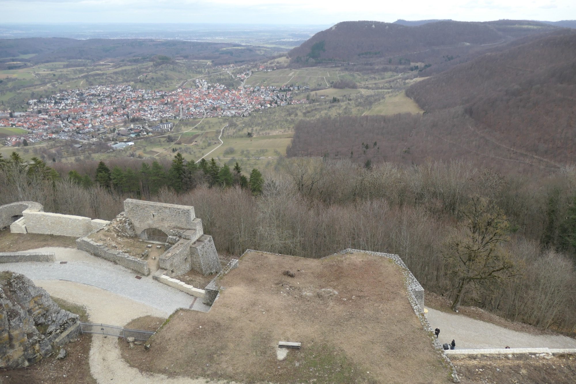 Panorama seen from Hohenneuffen.