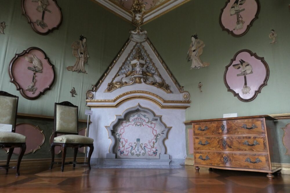 Japanese room at Rastatt Favorite Palace.