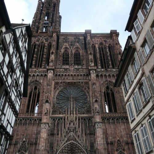 Strasbourg Cathedral's main entrance.