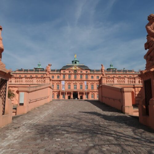 Entrance to Rastatt Residential Palace.