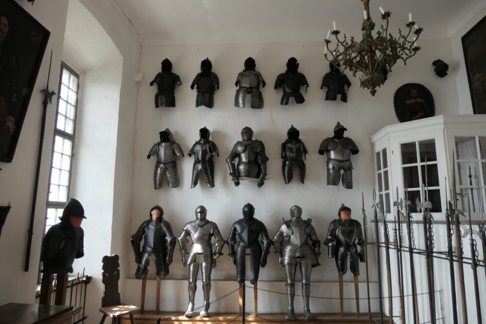 Collection of knight armors