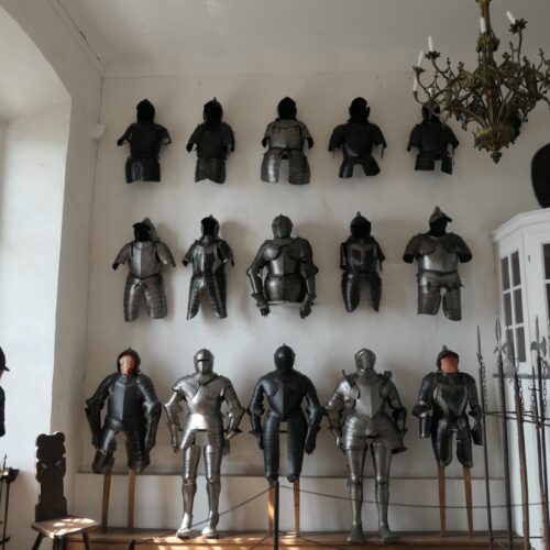 Collection of knight armors