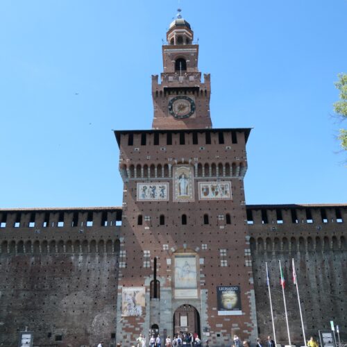 Main gate at Sforza Castle