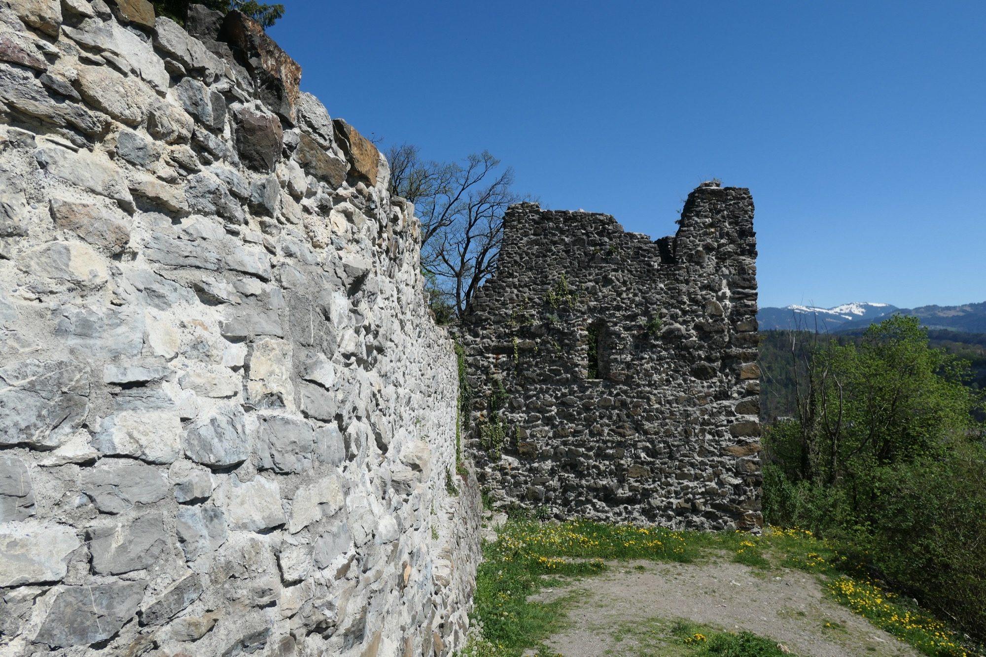 The outside bastion seen from the main gate