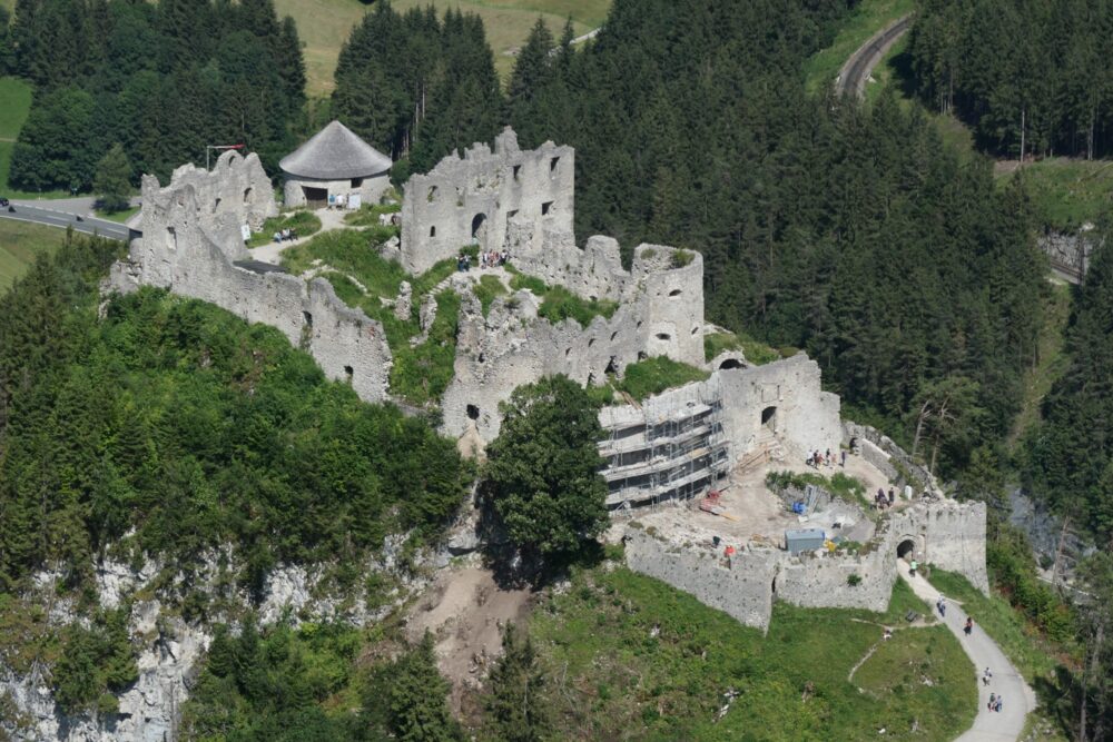 Ehrenberg Castle seen from Schlosskopf