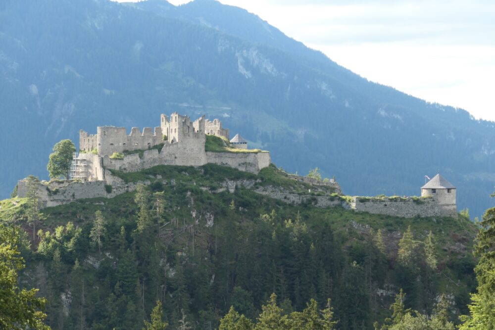 Ehrenberg Castle seen from Fort Claudia