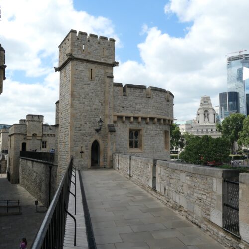 Bastions at the Tower of London.