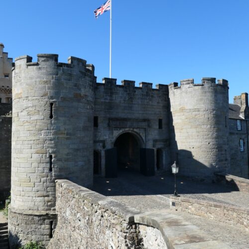 Main entrance to stirling castle.