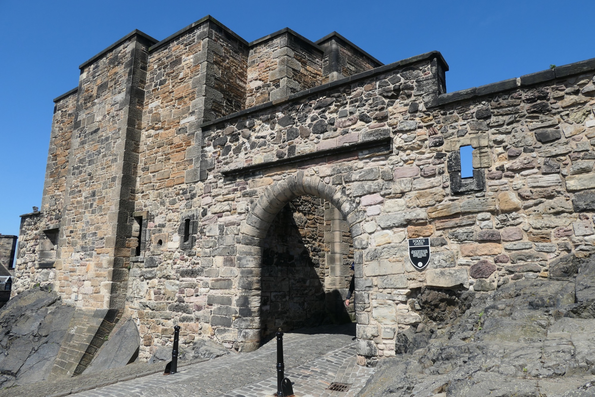 Inner gate at the Edinburgh Castle.