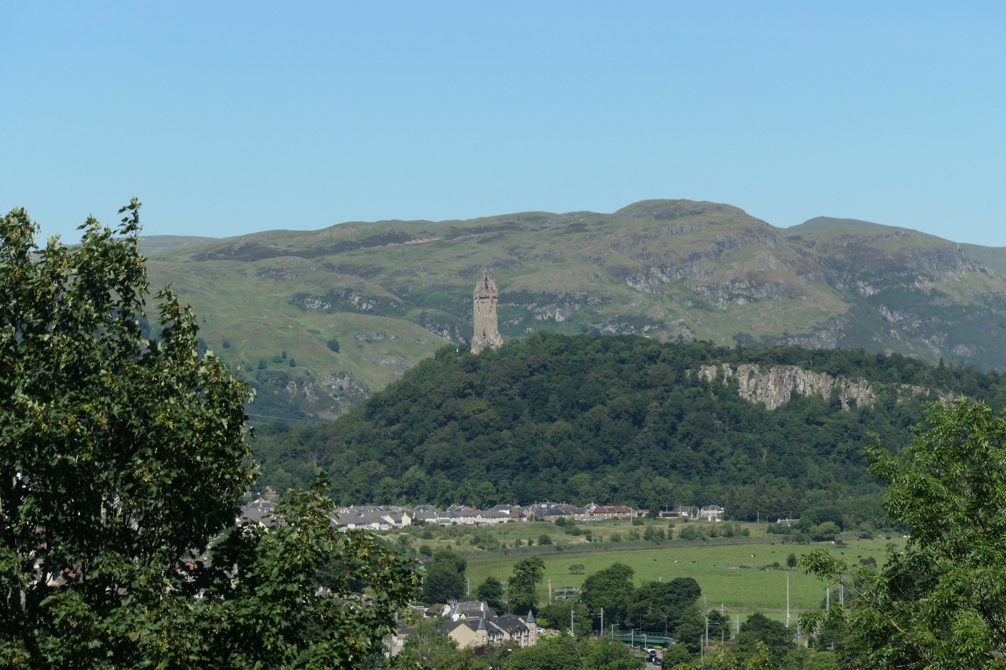 National Wallace Monument seen from Stirling Castle