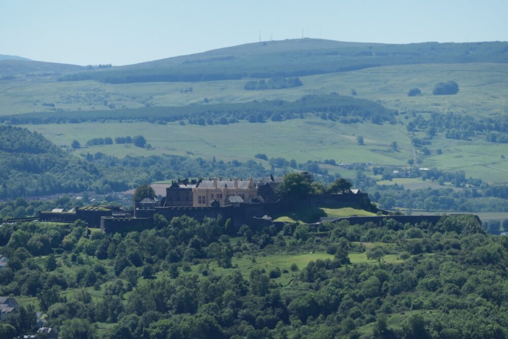 Stirling Castle seen from William Wallace Monument