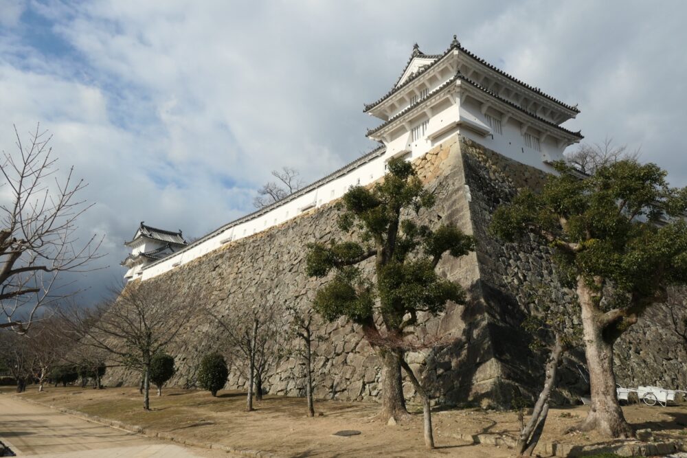 Bailey at Himeji Castle