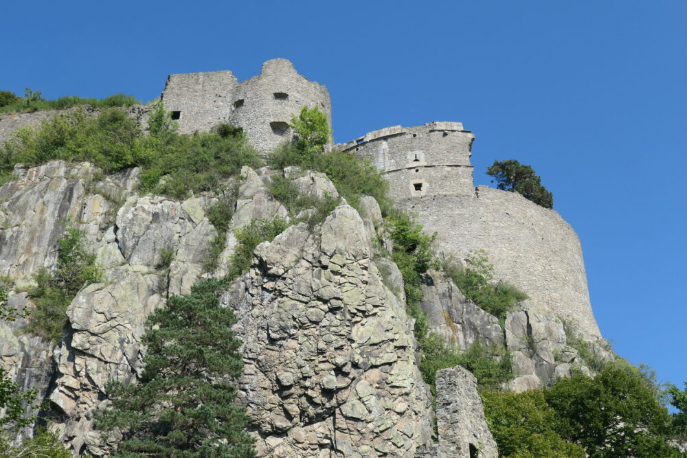 The massive ruins of castle hohentwiel
