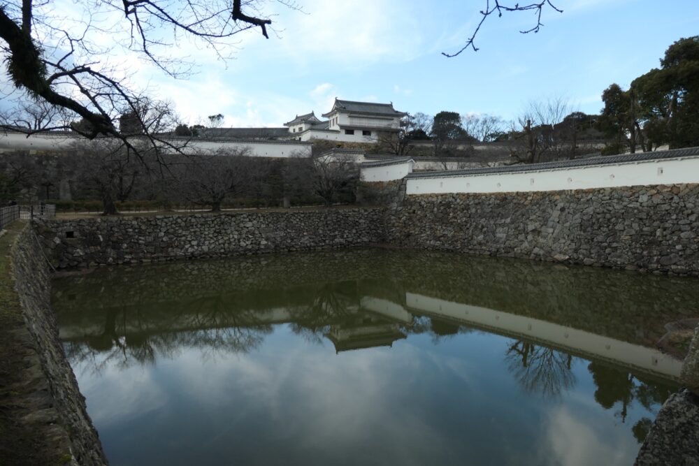 Moat at Himeji Castle