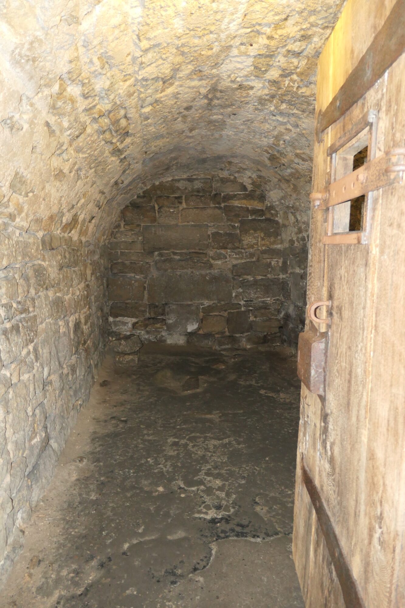 The dungeon cell in which Heinrich Toppler spent his last days.