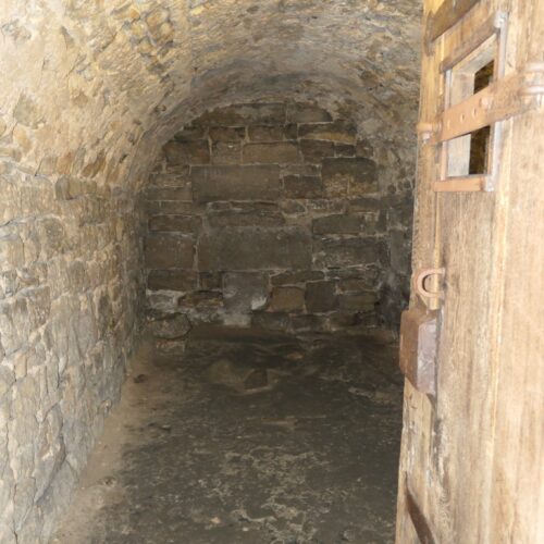 The dungeon cell in which Heinrich Toppler spent his last days.