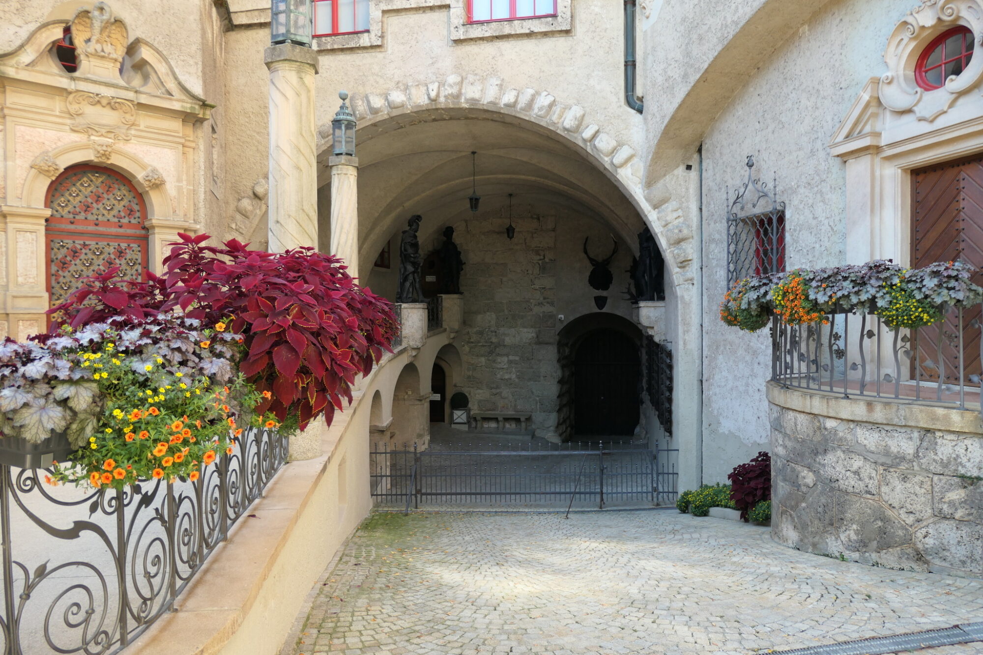 Inner Courtyard at Castle Sigmaringen