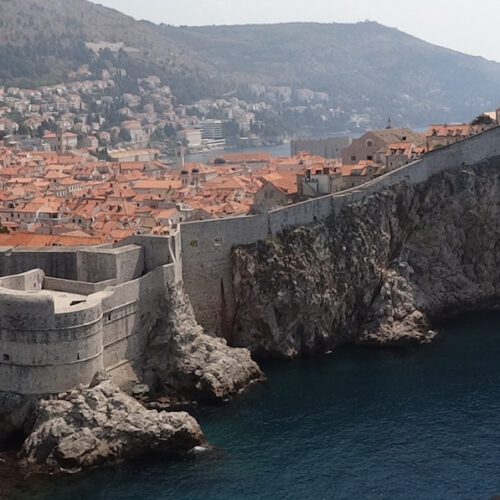 Dubrovnik seen from fort Lovrijenac