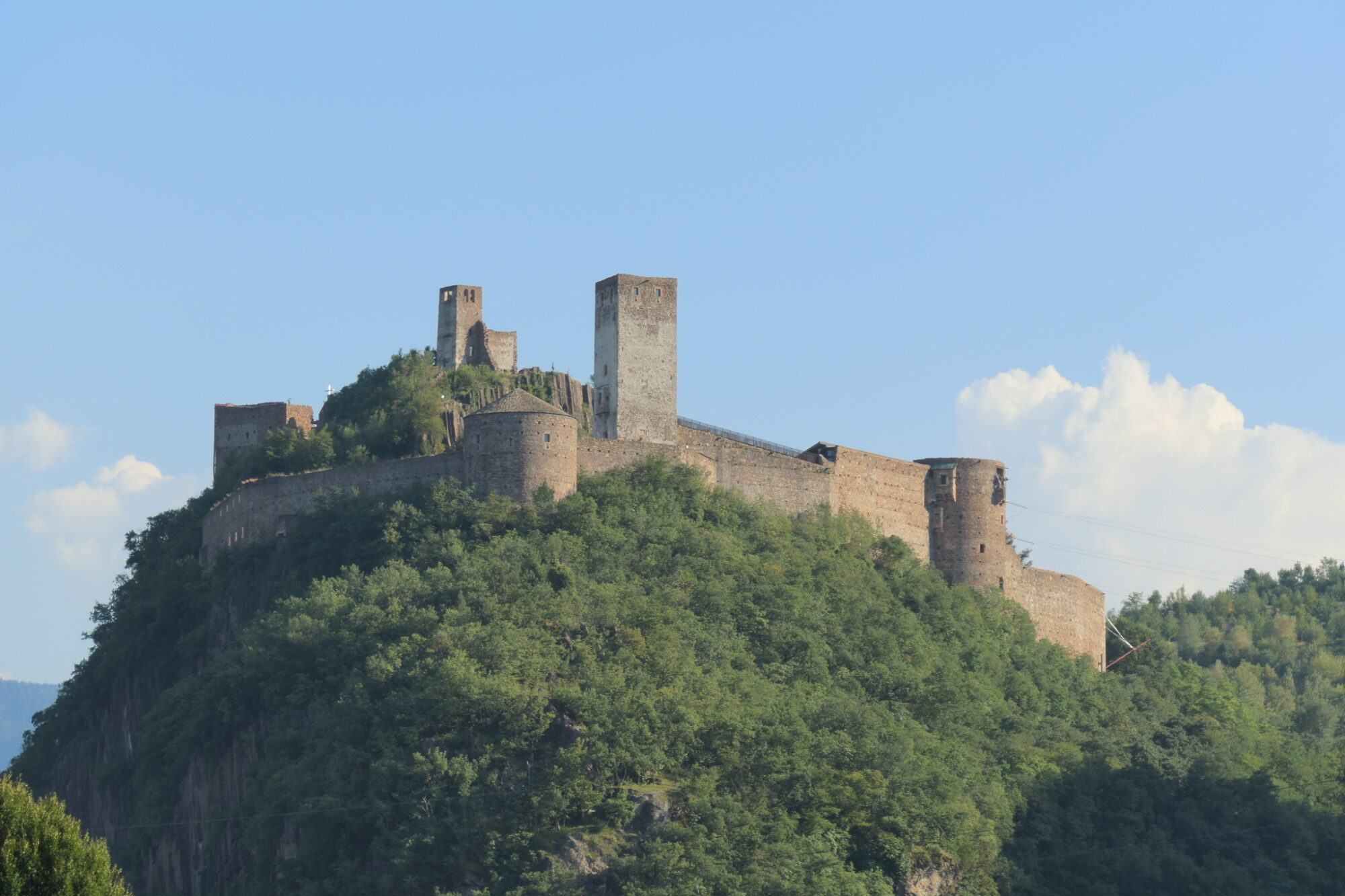 Sigmundskron Castle in Bolzano, South Tyrol, Italy.